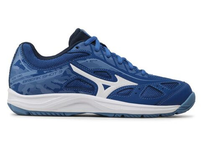 Мужские кроссовки теннисные Mizuno Breakshot 3 AC - true blue/white/jasper blue