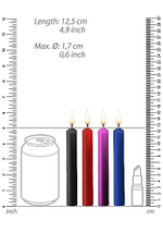 Набор разноцветных восковых BDSM-свечей Teasing Wax Candle