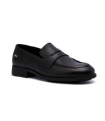 Кожаные лоферы Tommy Hilfiger - черный(FW0FW08030)