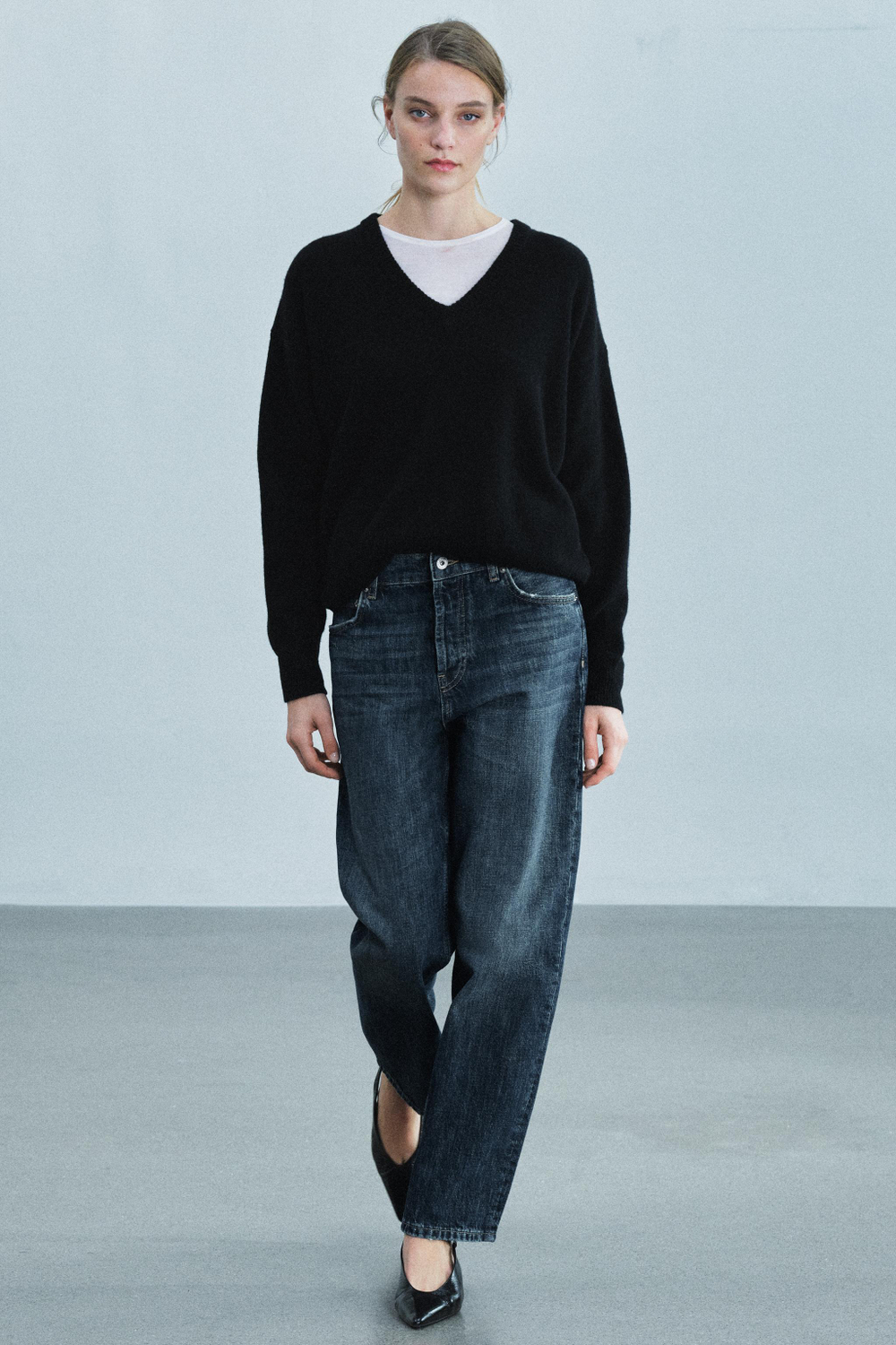 ДЖИНСЫ STRAIGHT FIT СО СРЕДНЕЙ ПОСАДКОЙ — ZW COLLECTION — ZARA