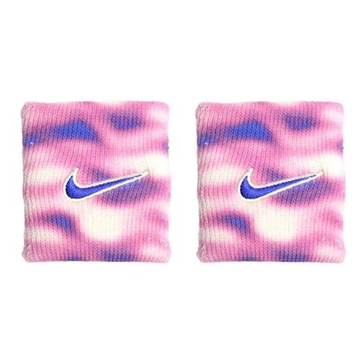 Теннисные напульсники Nike Swoosh Classic Printed 2P - pink/violet