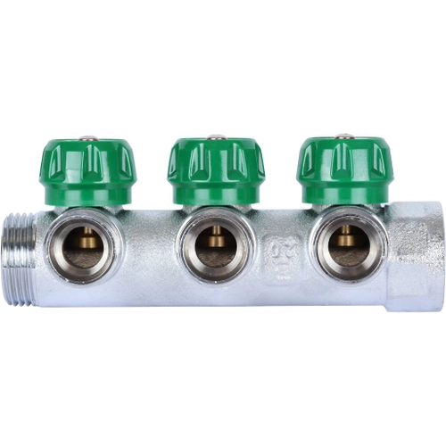 SMB-6850-013403 STOUT Коллектор регулирующий 1", 3 отвода 3/4" ЕК