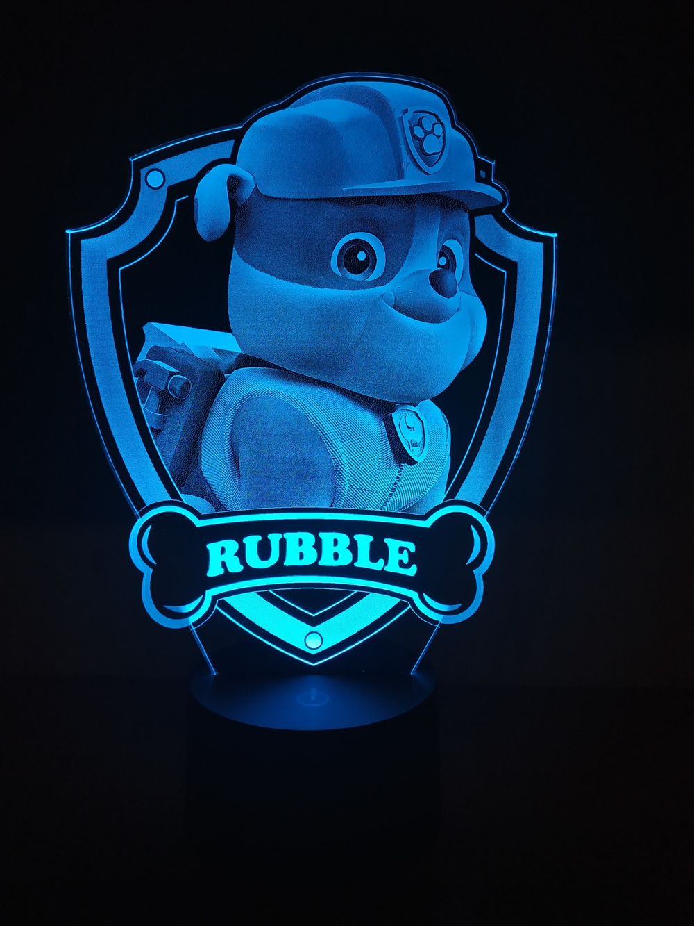 Ночник "Щенячий патруль Крепыш (Rubble)"