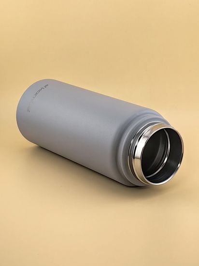 Термос-Бутылка спортивная 600 мл. Kamille KM 2177 из нержавеющей стали с замком и петлёй