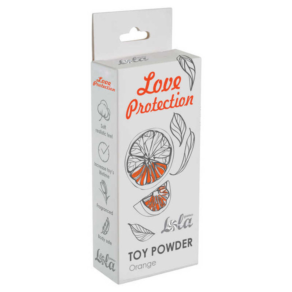 Пудра для игрушек Love Protection Orange, 15 г. (Цвет: белый)