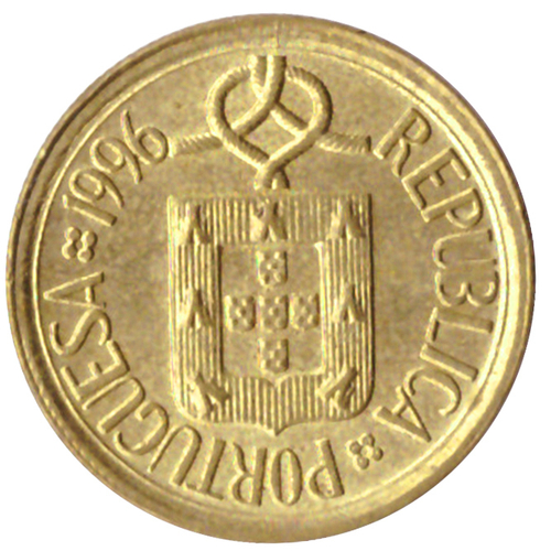 1 эскудо 1996 год, Португалия. aUNC