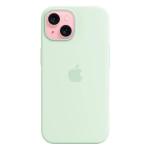 Силиконовый чехол с поддержкой MagSafe Apple Silicone Case для iPhone 15, Soft Mint (Пастельно-мятный)