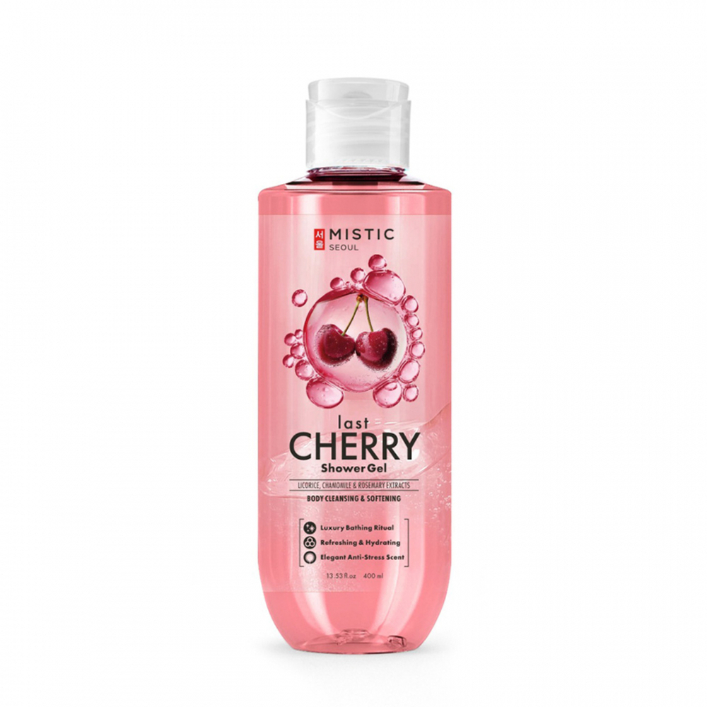 MISTIC Last Cherry Shower Gel Гель для душа "Поздняя Вишня" с экстрактами солодки и ромашки 400мл