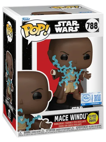 Funko POP! Star Wars Ep 3: Mace Windu (Electrocuted) (GW) (788)