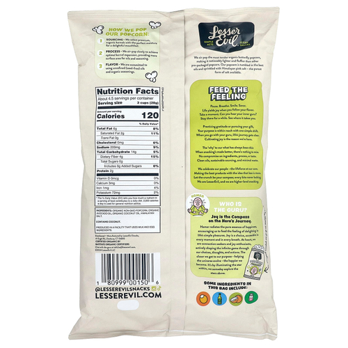 LesserEvil, Popcorn, Avocado-Licious, 4.6 oz (130 g)