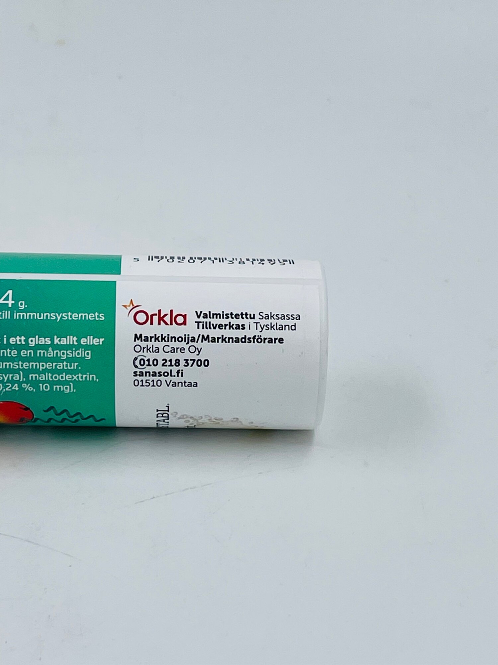 Sana-sol Витамин C (1000 мг) + спирулина, со вкусом манго, без сахара, 20 шипучих таблеток