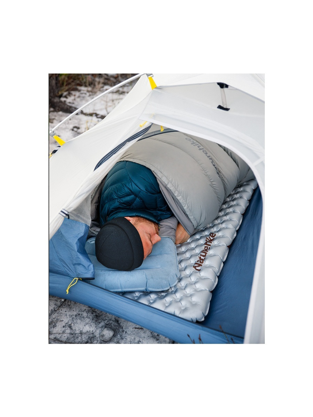 Коврик надувной Naturehike 183х64х8 см, оранжевый