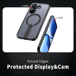 Прозрачный чехол Mesh Pro Magnetic Case для Poco X8 Pro 5G