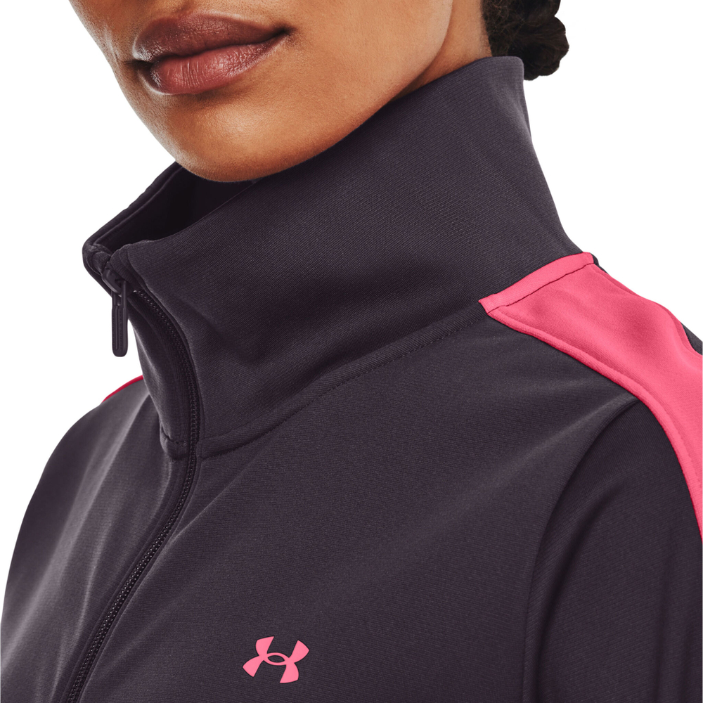 Женские теннисные Костюмы Under Armour Tricot Tracksuit Women - Violet, Red