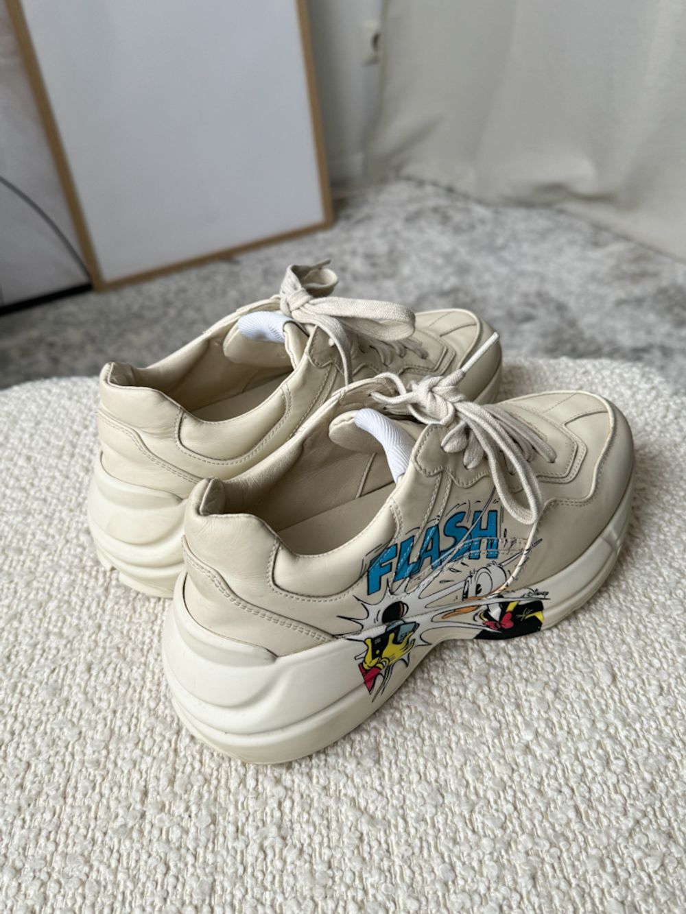 Кожаные кроссовки Gucci, 34,5