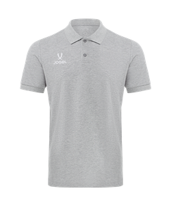 Поло Jogel ESSENTIAL Cotton Polo, серый меланж 91m