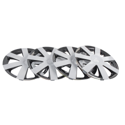 Колпаки R14 Andromeda 4шт (бело-черные) ABS-пластик ARNEZI A0702071