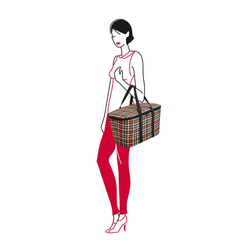 Термосумка coolerbag glencheck red