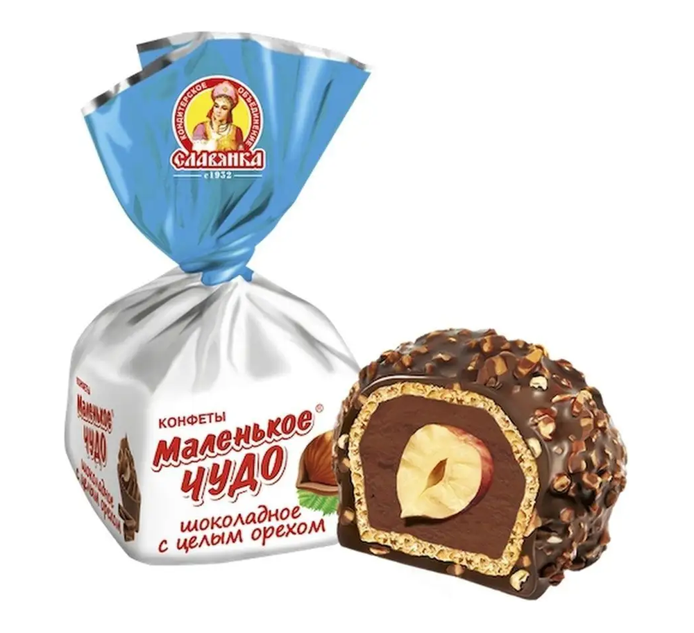 Конфеты Маленькое чудо шоколадное Славянка, 1 кг