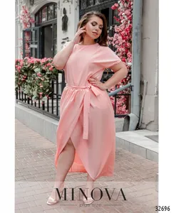 Платье 8609-1-пудра Minova