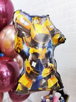 F Шар фигура Бамблби Трансформеры 30''/76 см (БГ-30)