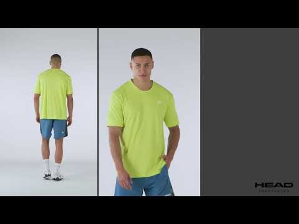 Мужская теннисная футболка Head Slice II - Бирюзовый