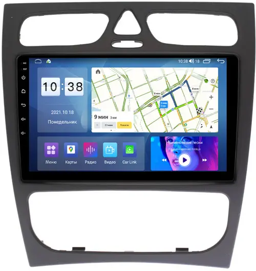 Магнитола для Mercedes-Benz G (W463) 2000-2006, C (W203) 2000-2004 - Parafar PF205XHD на Android 13, CarPlay, 4G SIM-слот