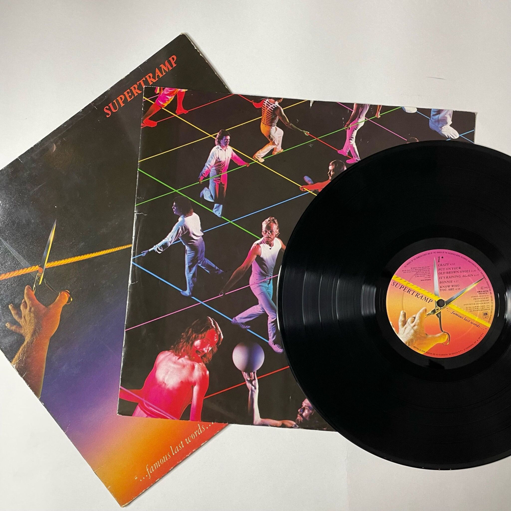 Винтажная виниловая пластинка LP Supertramp Famous Last Words (Holland 1982) My Kind Of Lady