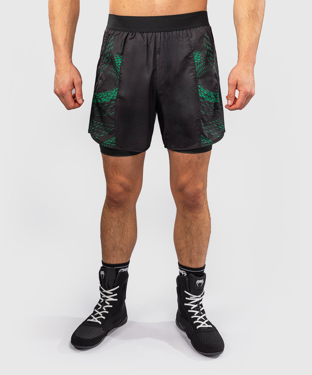 Шорты спортивные Venum Matupa Black/Green/Gold