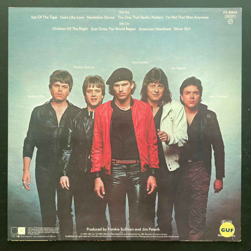 Survivor - Eye Of The Tiger (Голландия 1982г.)