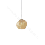 Pendant design lamp Ice Cube by Lasvit (Beige)