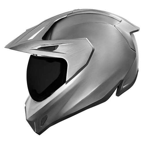 Купить Мотошлем Кроссовый Icon Variant Pro Quicksilver / Серый
