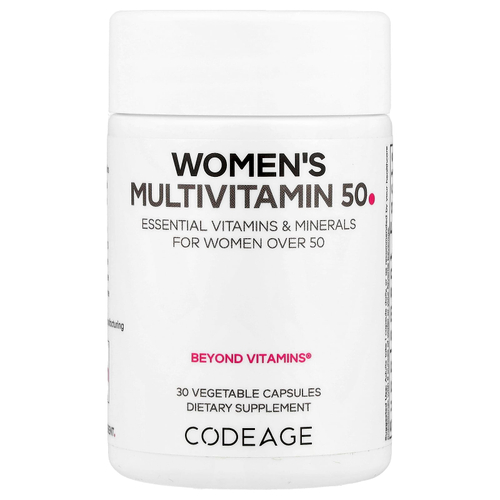 Codeage, Multivitamin 50, мультивитамины для женщин, 30 растительных капсул