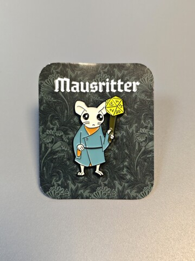 Mausritter. Значок с мышью