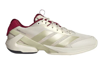 Мужские кроссовки теннисные Adidas Adizero Ubersonic 5 M - chalk white/ice gold metal/legend ink