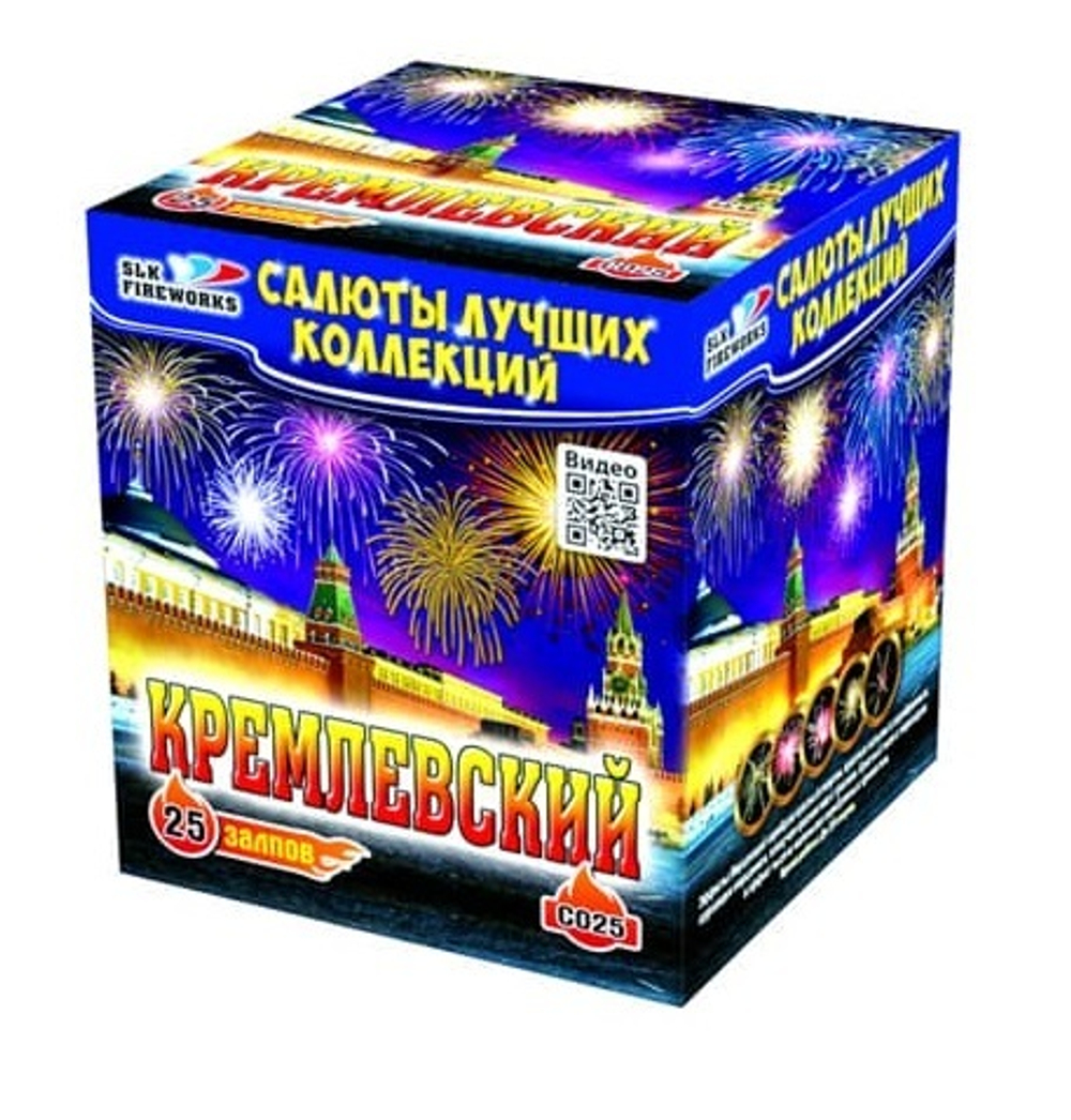 Фейерверк, батарея салютов Кремлевский 25 х 1"