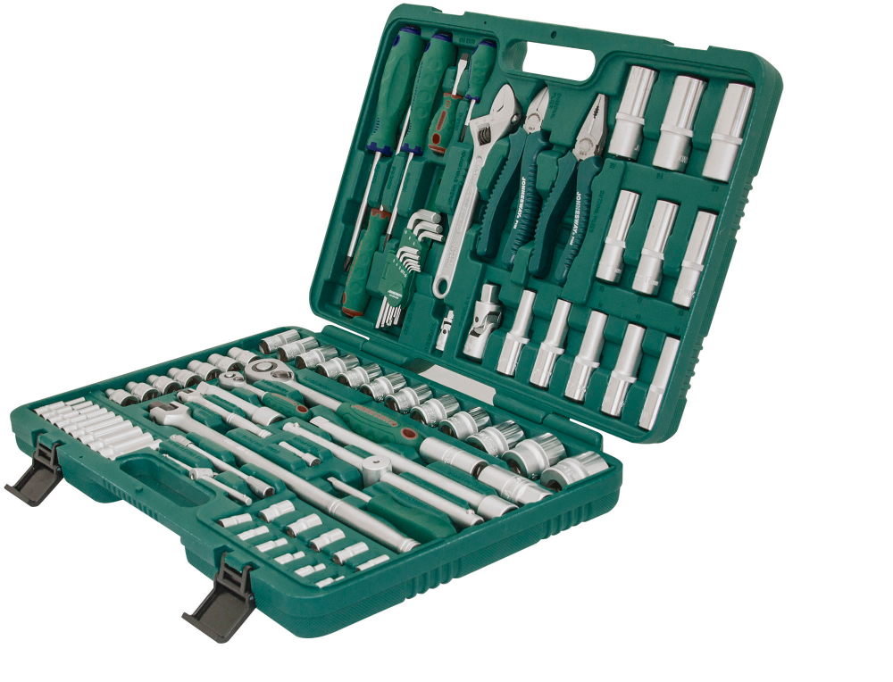 S04H52483S Набор инструмента универсальный 1/4", 1/2"DR, 83 предмета