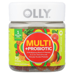 OLLY, Мультивитамины и пробиотики, Tropical Twist, 70 жевательных таблеток