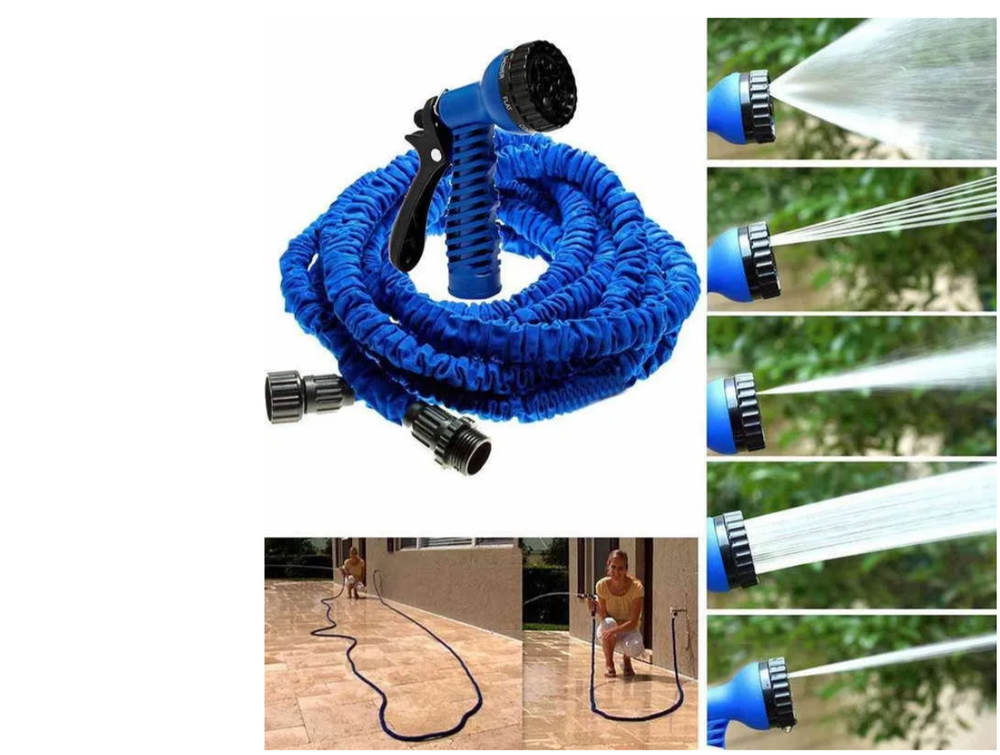 Шланг садовый растягивающийся 37,5 метров Magic Hose