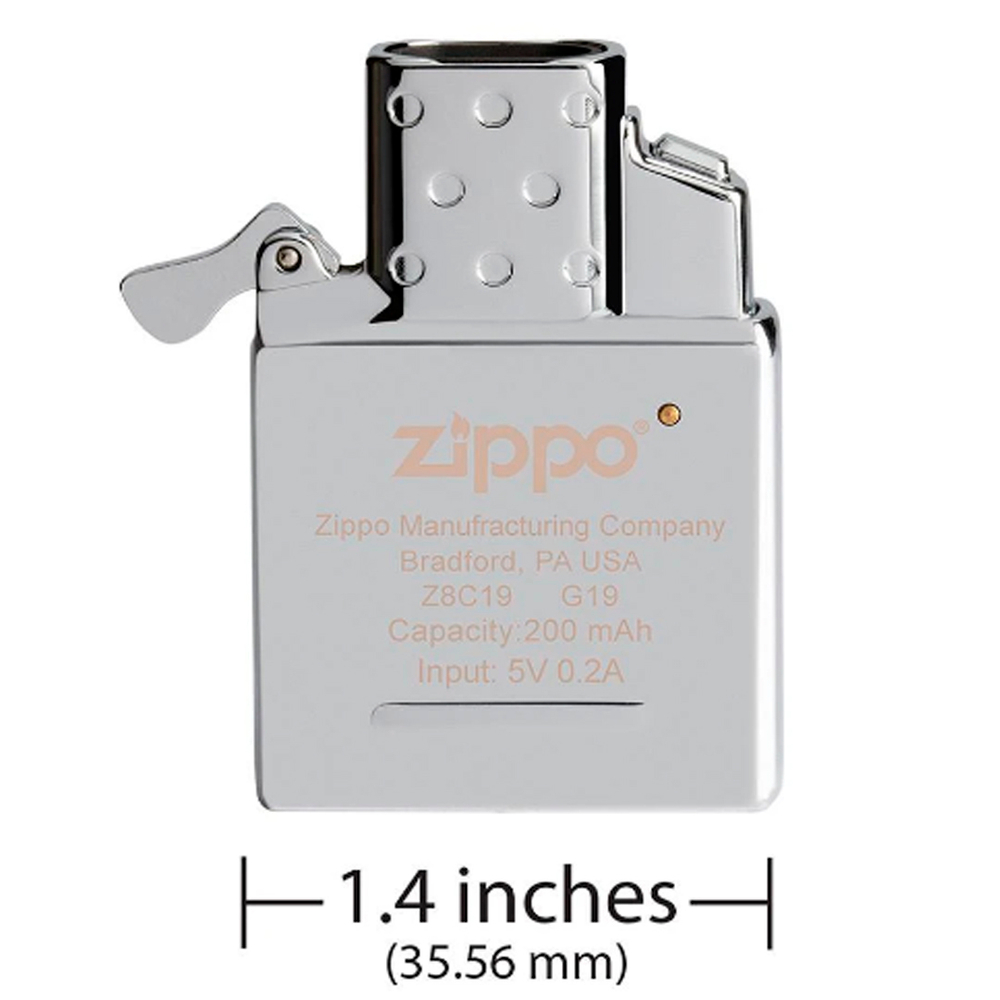 Электронный вставной блок для широкой зажигалки Zippo, нержавеющая сталь