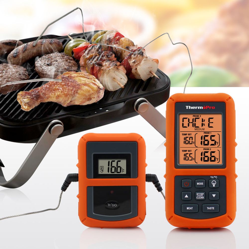 Беспроводной кулинарный термометр ThermoPro TP-20S (2 термозонда)