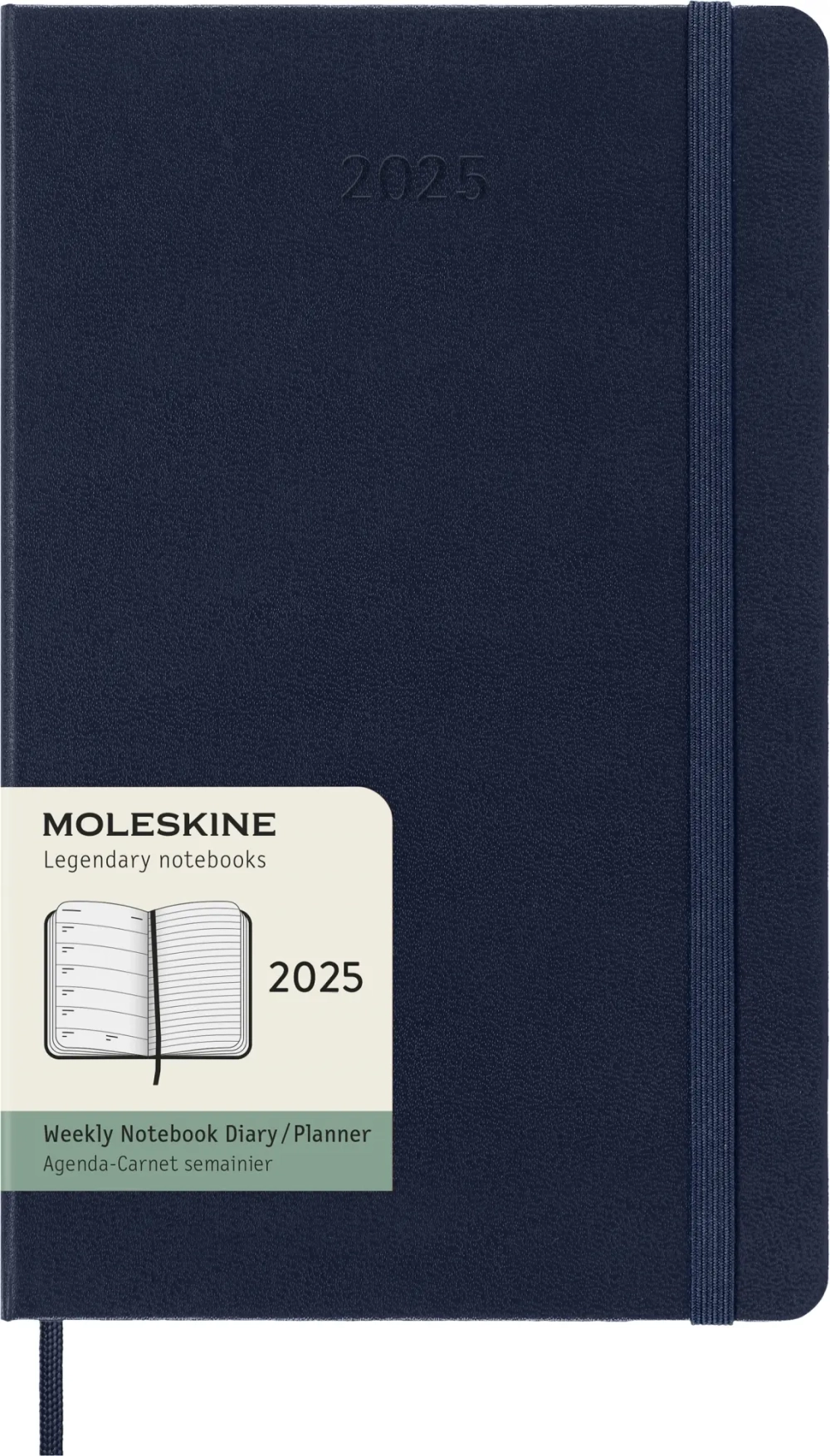 Еженедельник Moleskine Classic WKNT (DHB2012WN3) 13х21см твердая обложка синий сапфир