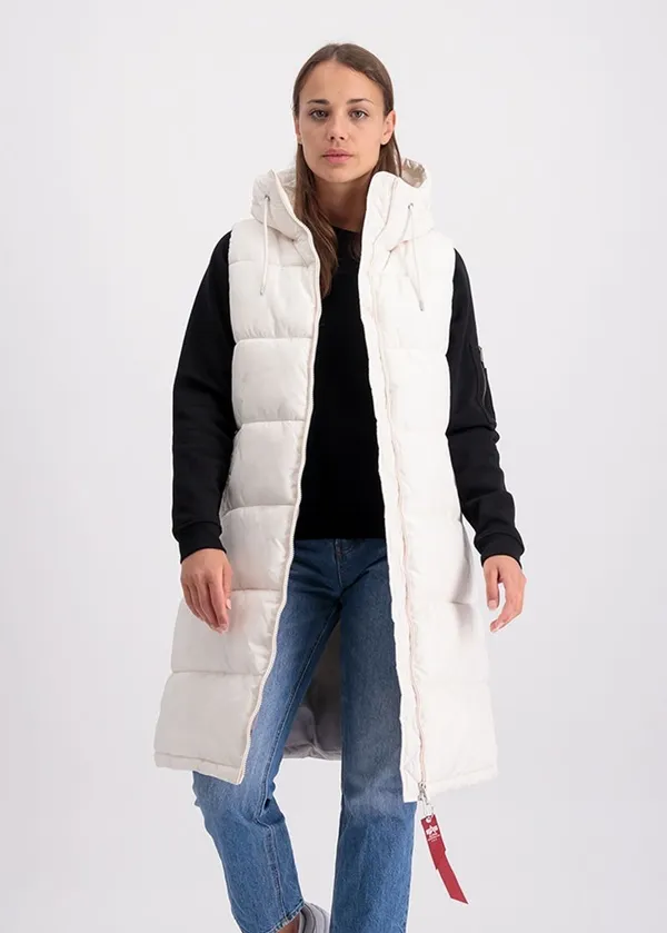 Жилет утепленный женский ALPHA INDUSTRIES Long Puffer Vest