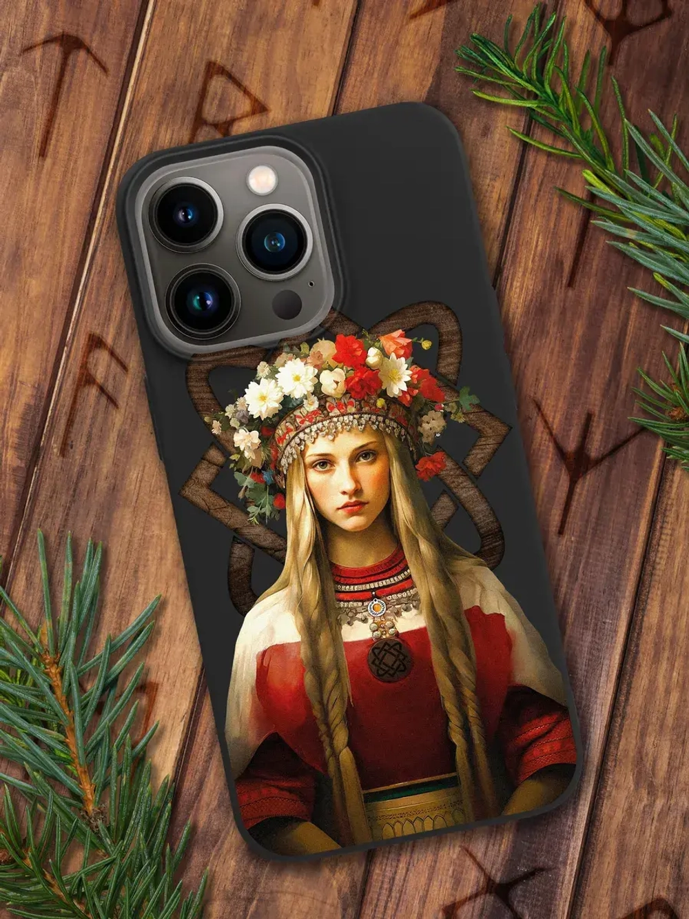 Чехол на iPhone 14 Pro с принтом