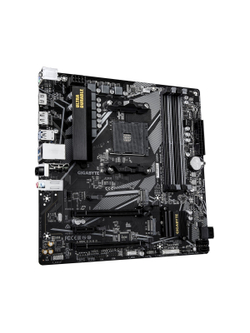 Материнская плата Gigabyte B550M DS3H AC R2 Soc-AM4 AMD B550 4xDDR4 mATX AC`97 8ch(7.1) GbLAN RAID+HDMI+DP