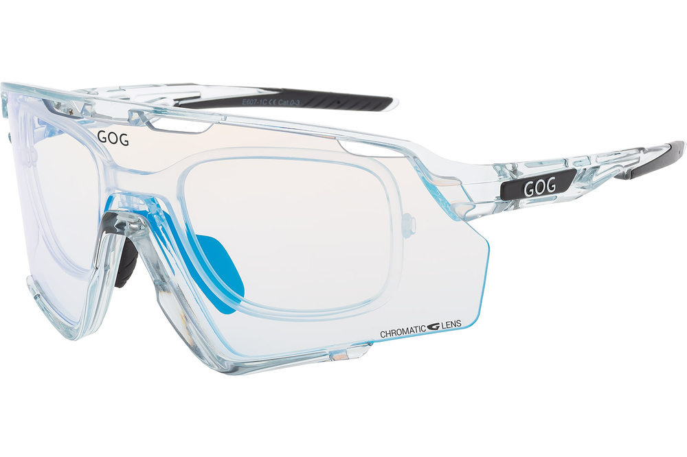 Спортивные очки GOG Prometheus / Photochromic Blue/Black / Reflex Blue