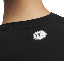 Женская футболка (дл. рукав) Under Armour HeatGear Authentics Comp Long Sleeve - ultimate black/white