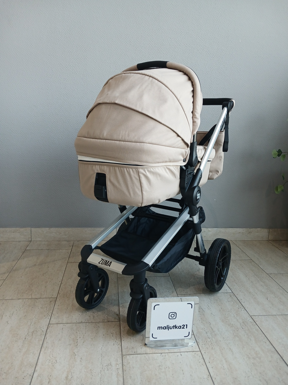 Коляска модульная 3в1 Zuma Trio Comfort (Cappuccino/Капучино Z-55)