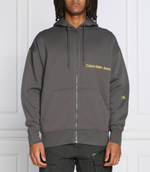 Худи off placed instit zip-through CALVIN KLEIN JEANS - серый(J30J321888)