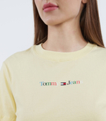 Футболка TJW REG COLOR SERIF LINEAR SS Tommy Jeans - желтый(DW0DW15447)
